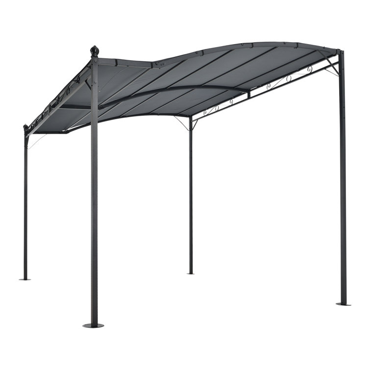 Dakota Fields Azurdee 3m x 2.5m Steel Pergola Wayfair.co.uk
